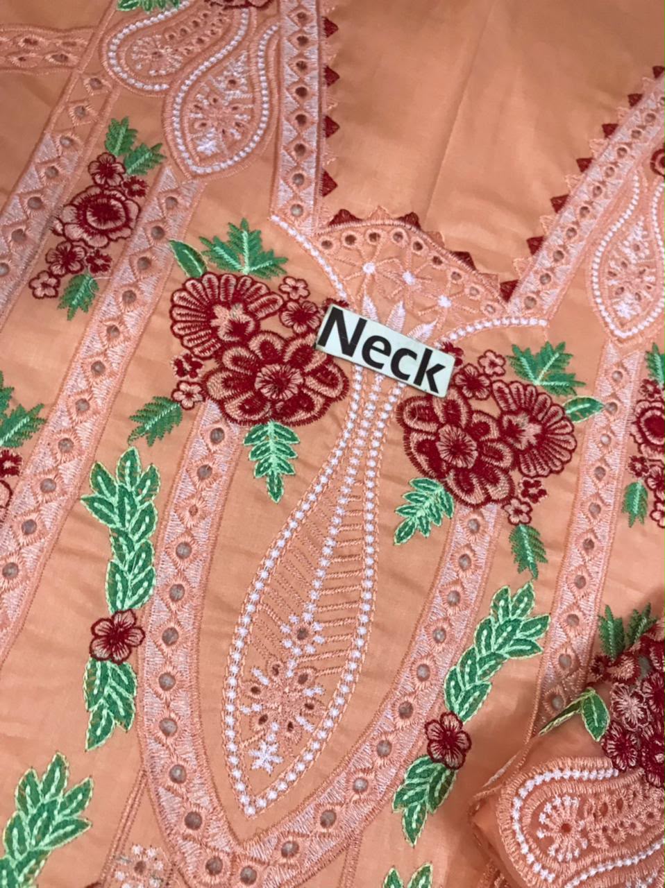 (JADE) 3 piece embroidery lawn