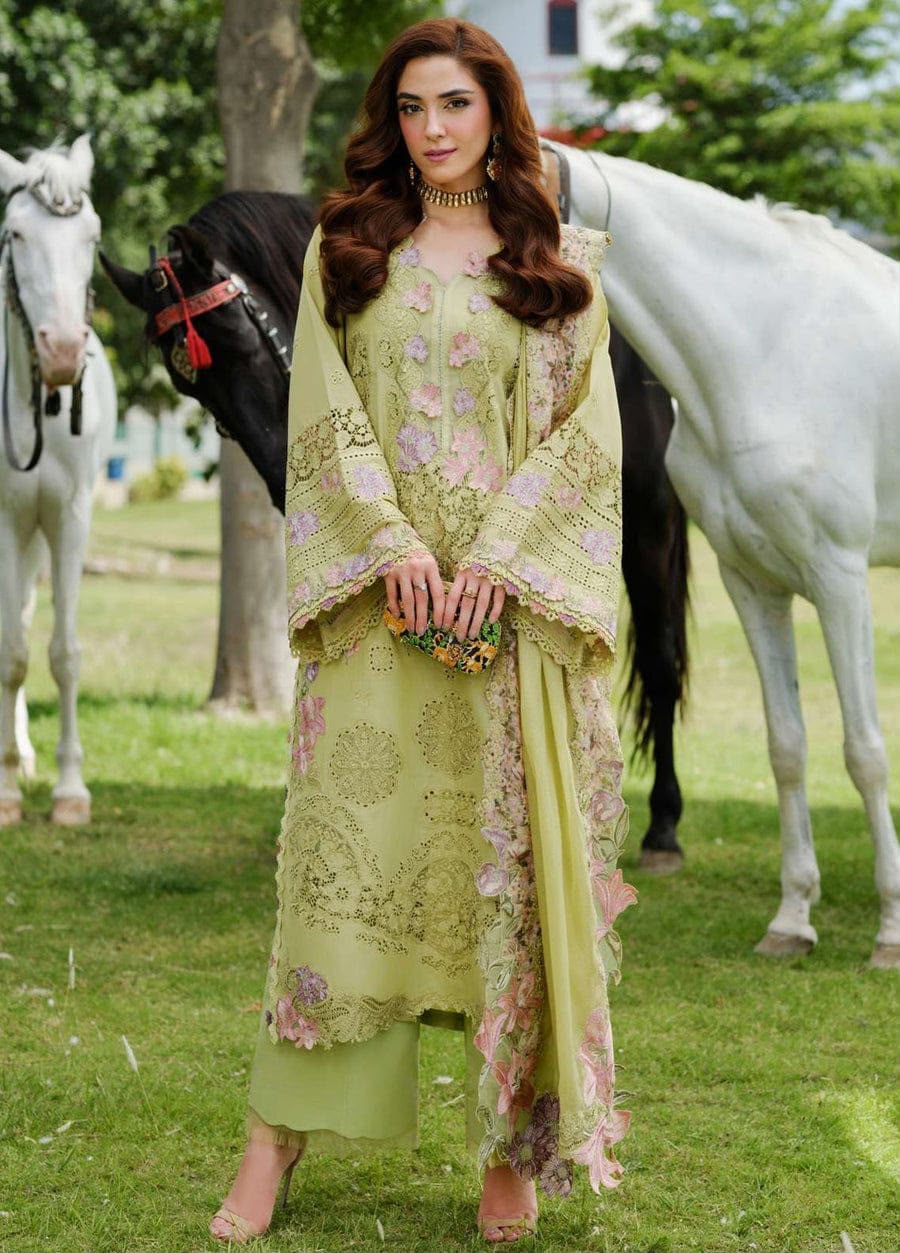 ELAF – Chikankari Unstitched 3-Piece Suit