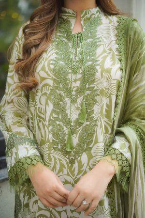 Aneela’s  3 piece lawn embroidery suit