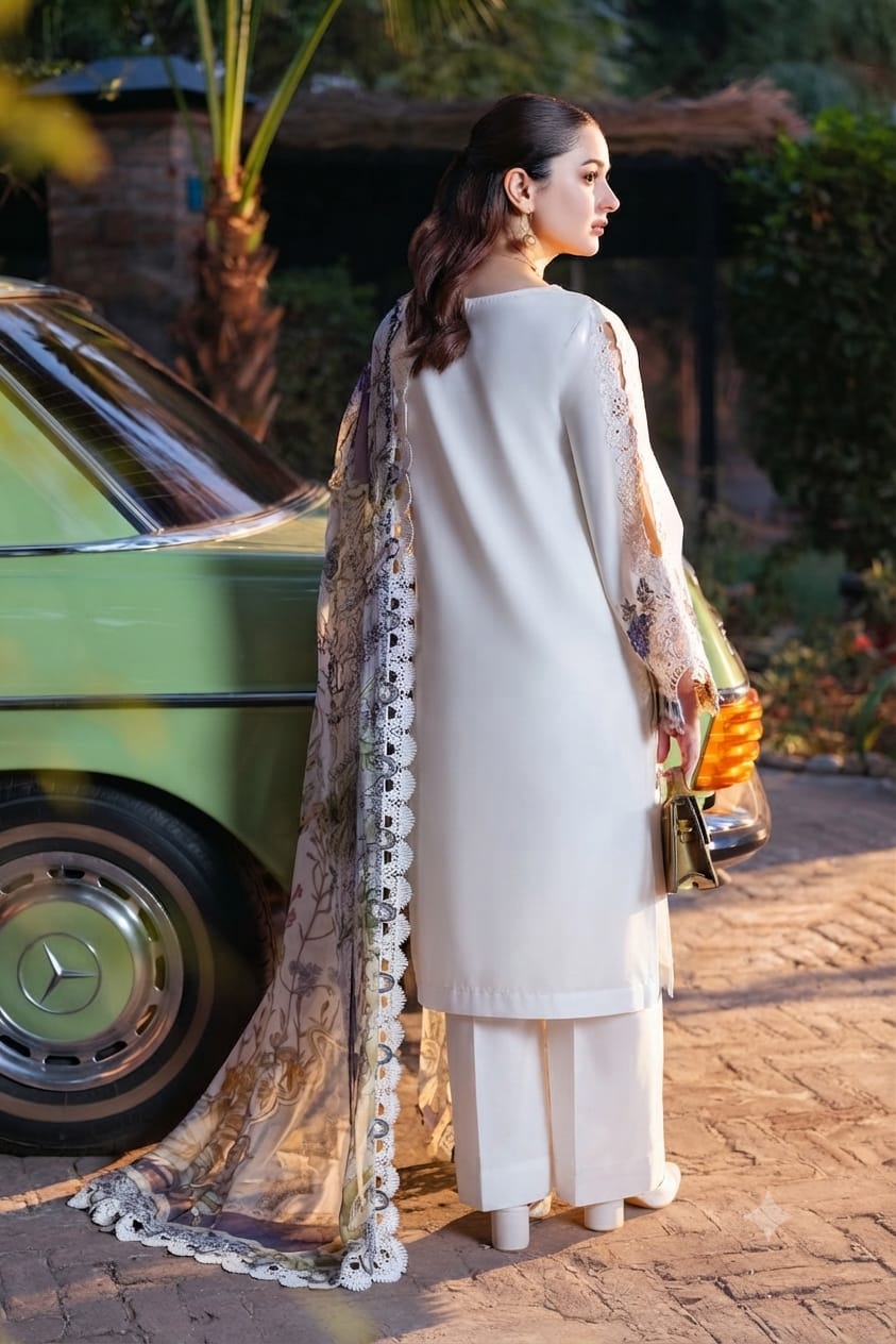 JADE – Luxury Chikankari 3 PIECE Lawn