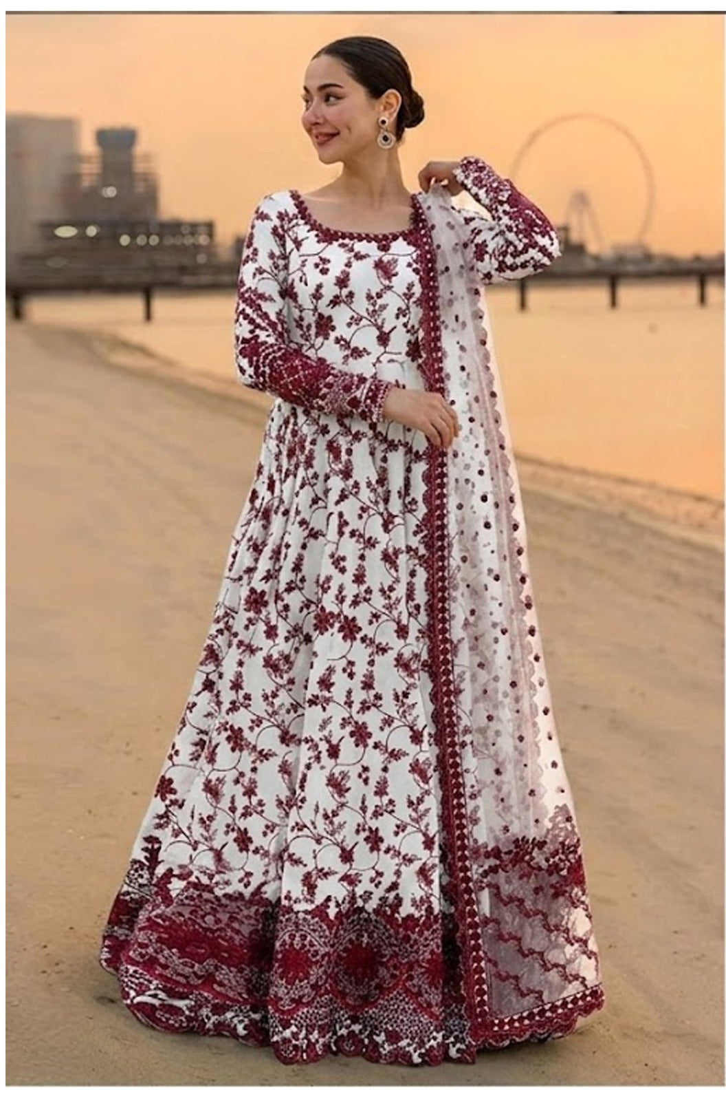 Unstitched 3-Piece Luxury Lawn Suit
