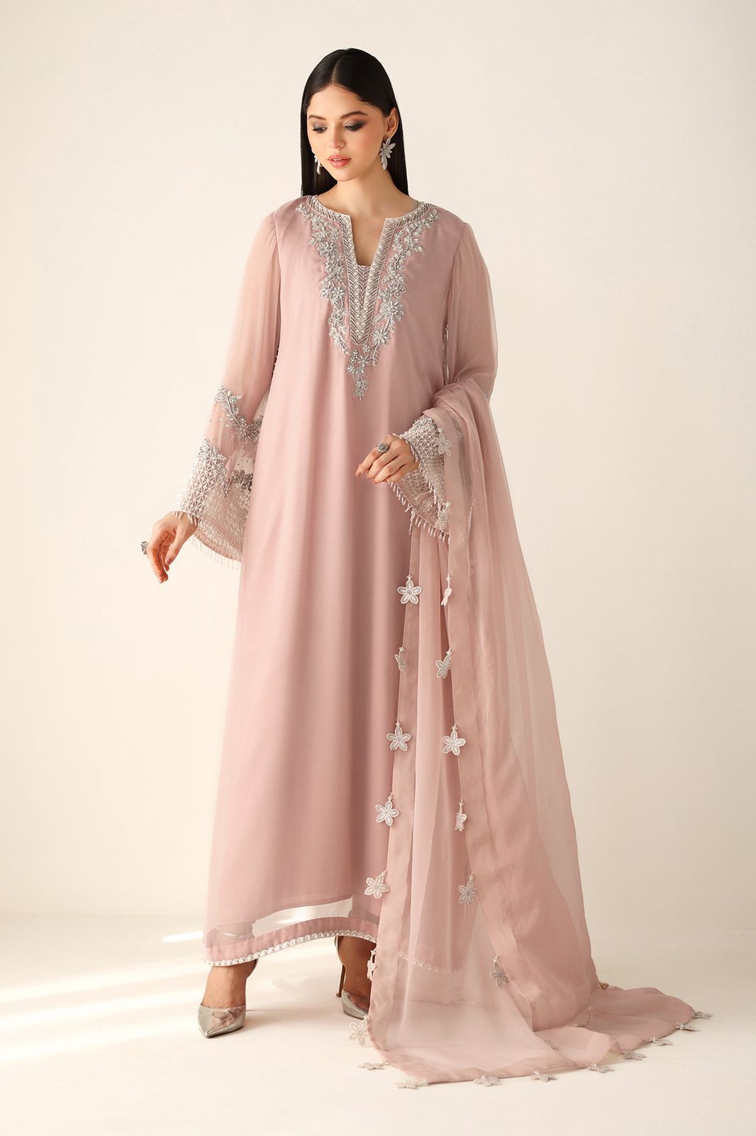 BAROQUE – Luxury Chiffon 3 piece suit
