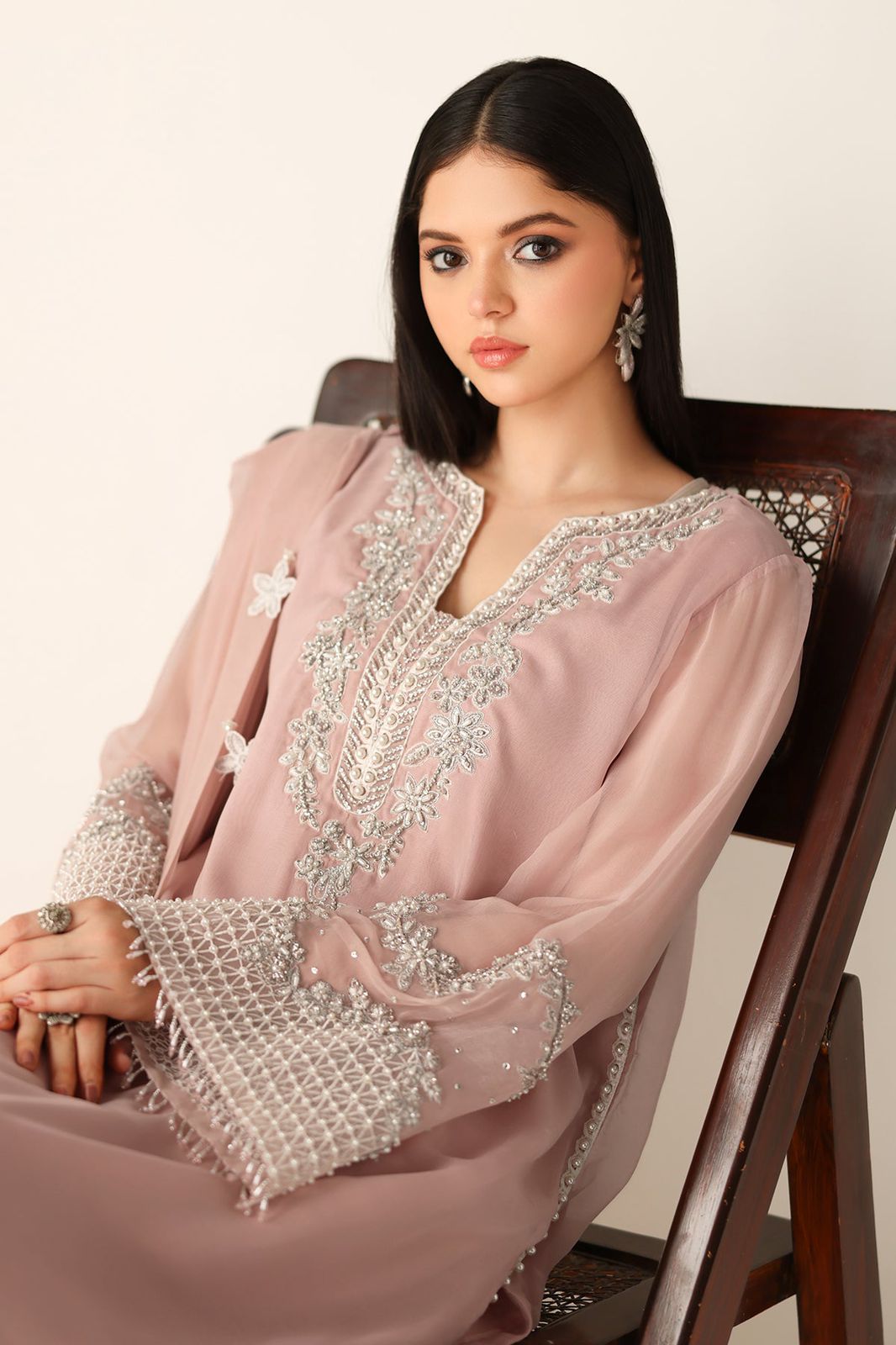 BAROQUE – Luxury Chiffon 3 piece suit