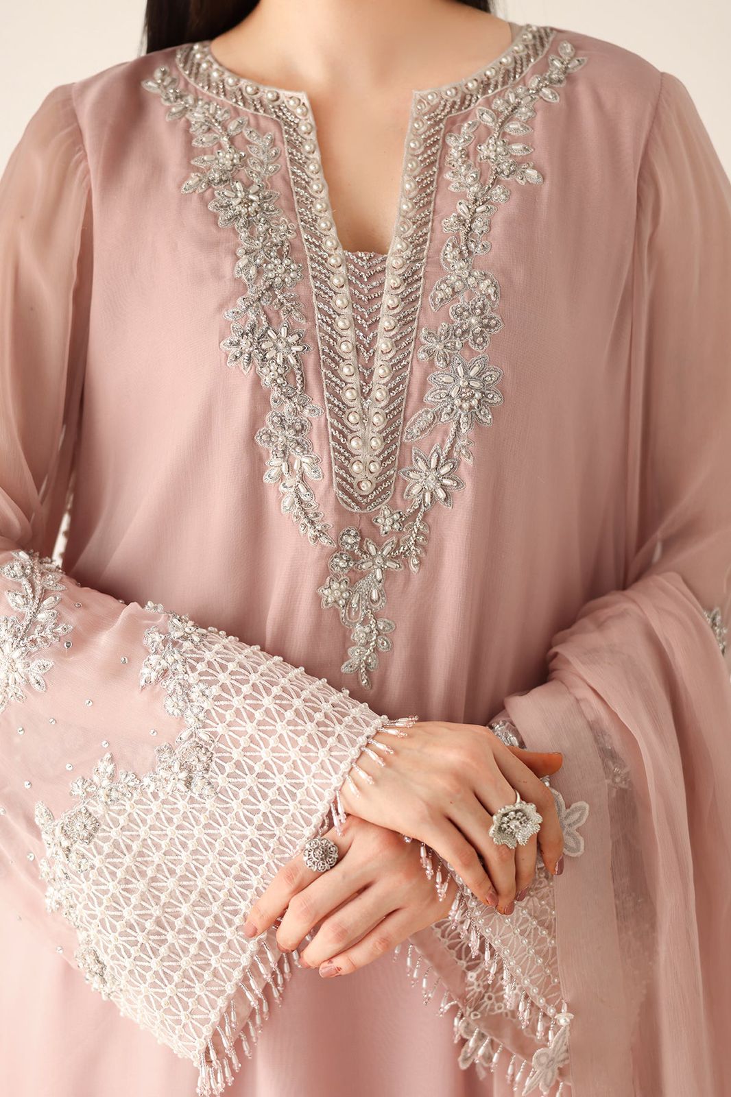 BAROQUE – Luxury Chiffon 3 piece suit