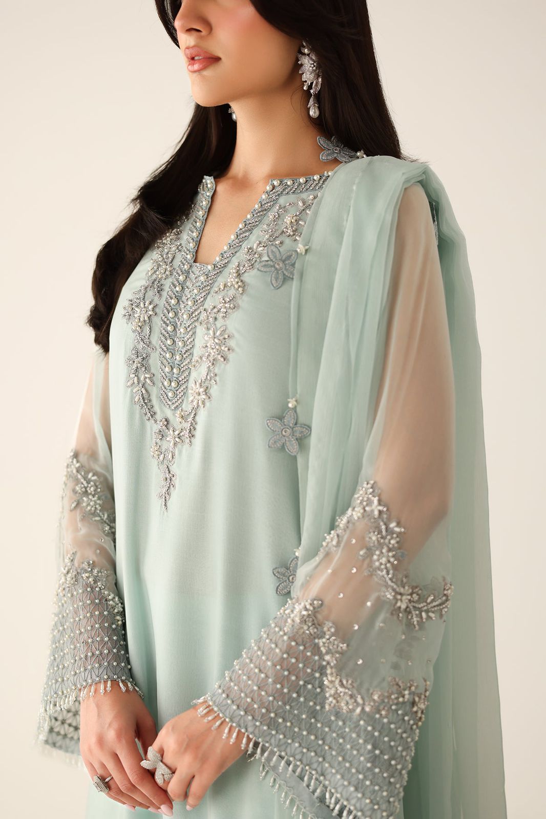 BAROQUE – Luxury Chiffon 3 piece suit