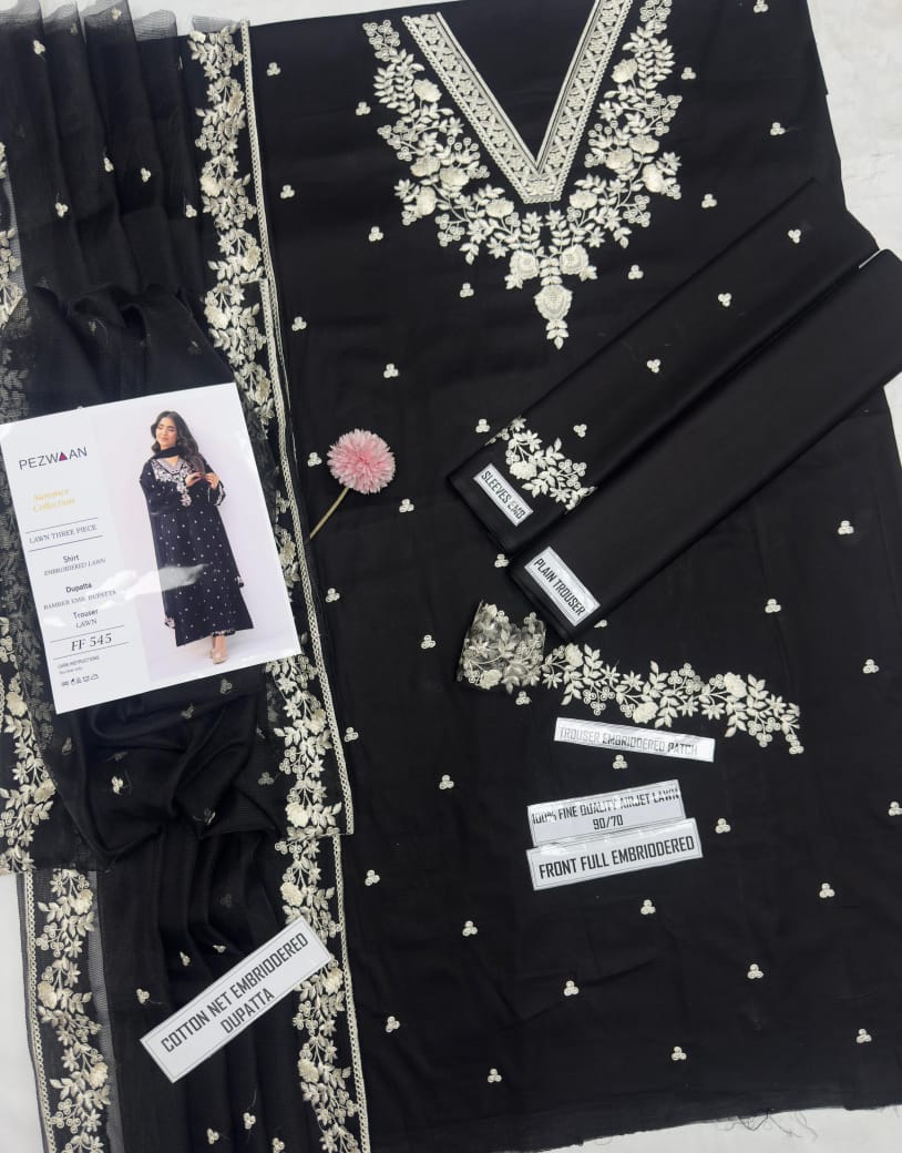 PEZWAAN -Unstitched 3-Piece Suit