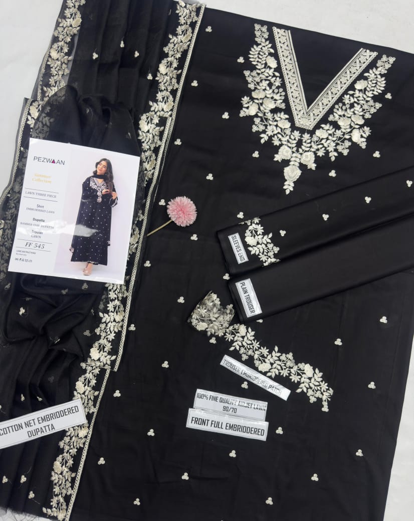 PEZWAAN -Unstitched 3-Piece Suit