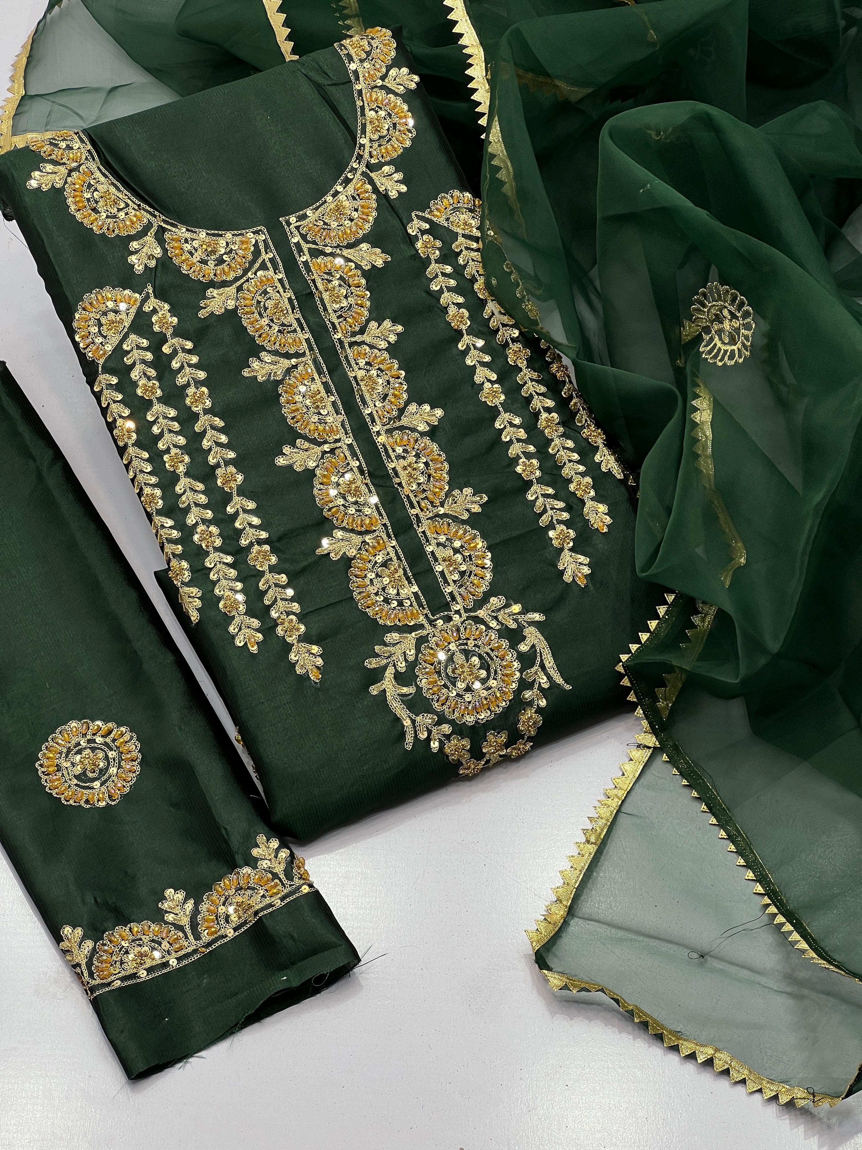 ANAYA-B – Embroidery Unstitched 3-Piece Suit