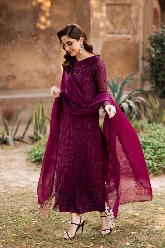 Azure-Unstitched 03 piece suit