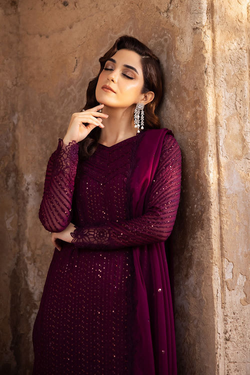 Azure-Unstitched 03 piece suit