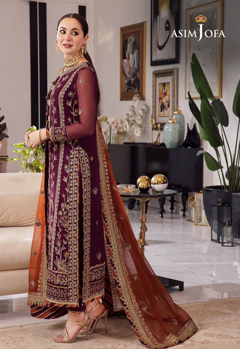 ASIM JOFA- 3 piece unstitched suit