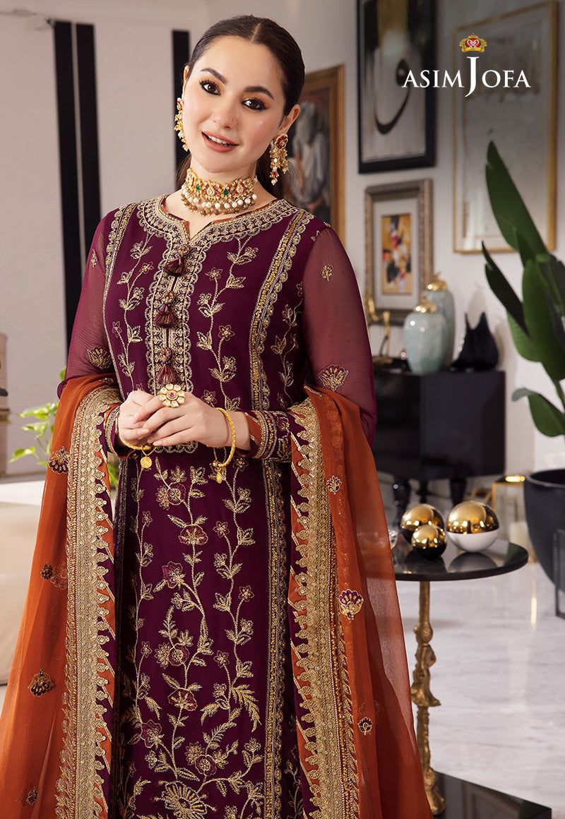 ASIM JOFA- 3 piece unstitched suit