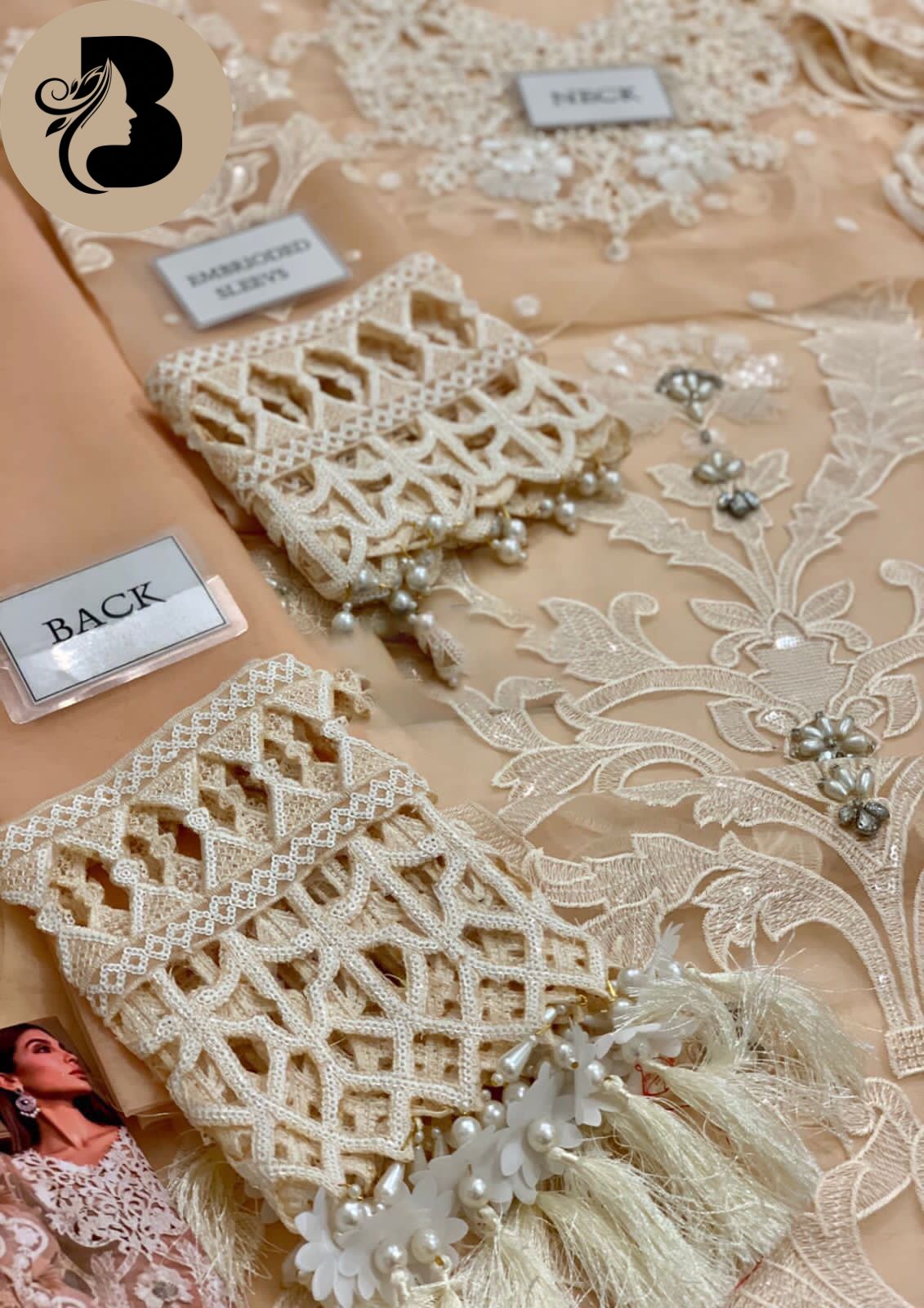 MARIA B -unstitched 3 piece suit