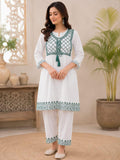 14 August 2 PC STITCHED EMBROIDERY NATIONAL DRESS