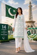 14 AUGUST 3 PC STITCHED FABRICS