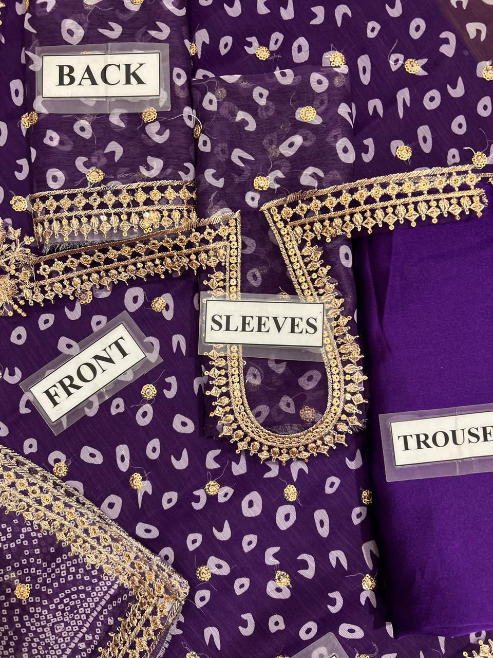 BAROOQUE-Embroidered Chiffon