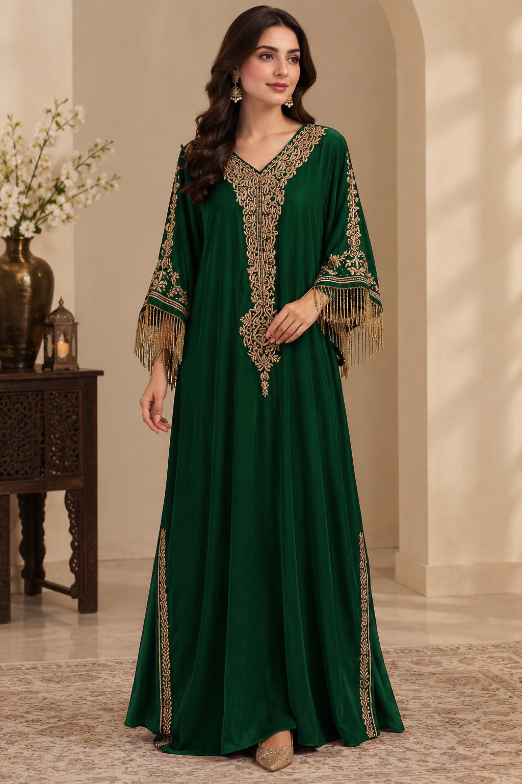 Royal Arabic Luxury 2 Piece Kaftan Handwork