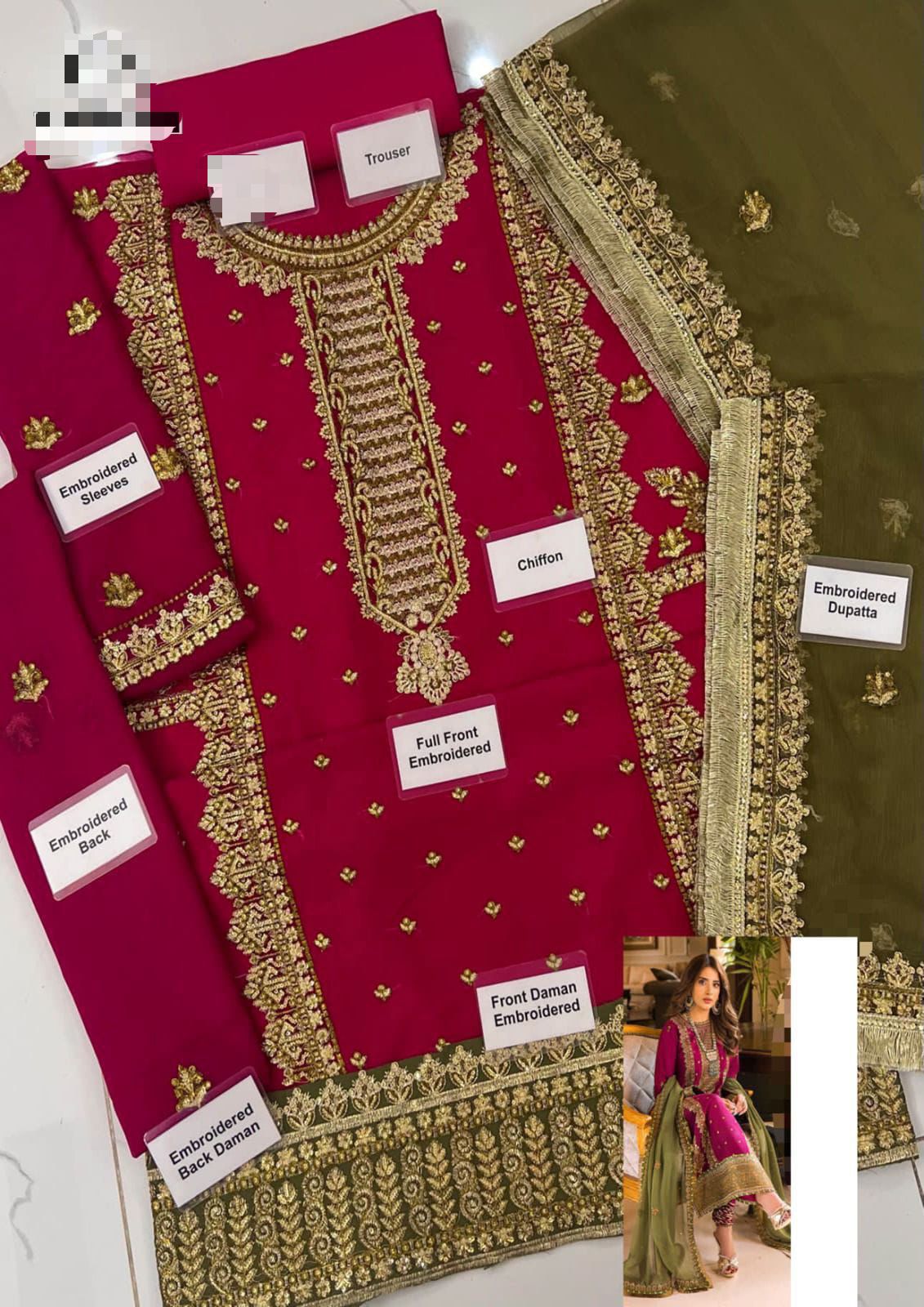 ASIM JOFA - 3 PIECE SUIT